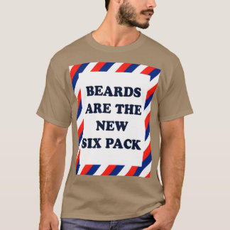 Camiseta las barbas son el nuevo seis pack 3