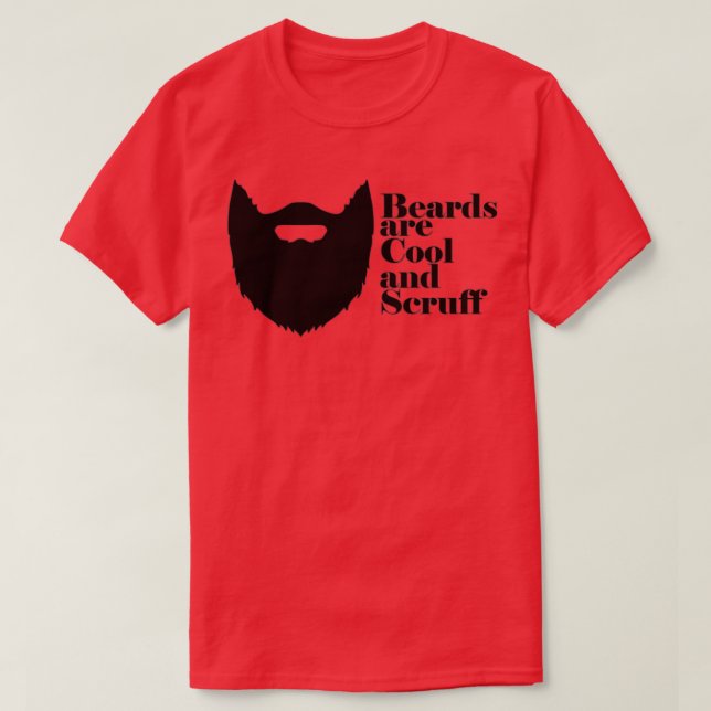 Camiseta Las barbas son Guay y Scruff (Diseño del anverso)