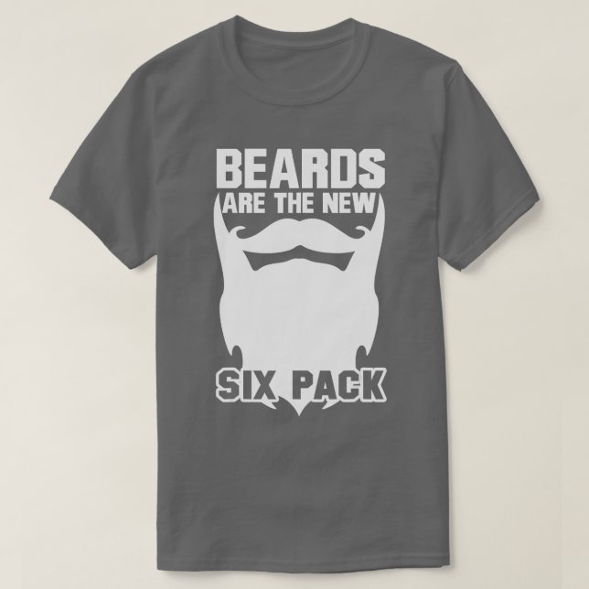 Camiseta Las barbas son las nuevas barbas de seis paquetes  (Diseño del anverso)