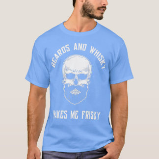 Camiseta Las barbas y el whisky me hacen friki