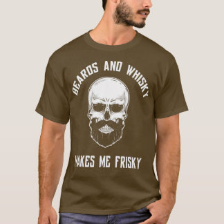 Camiseta Las barbas y el whisky me hacen friki 1