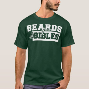 Camiseta Las barbas y las biblias cristianas cruzan la fe J