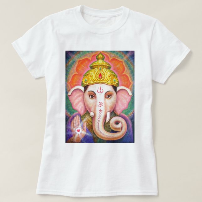 Camiseta Las bendiciones de Ganesha (Diseño del anverso)