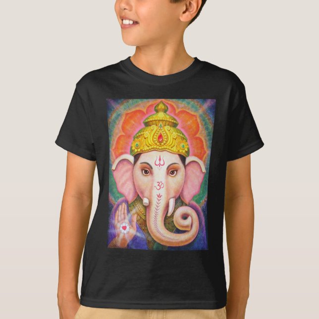 Camiseta Las bendiciones de Ganesha (Anverso)