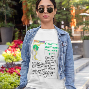 CAMISETA LAS BENDICIONES IRLANDESES PUEDEN AUMENTAR EL CAMI
