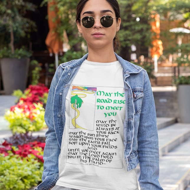 CAMISETA LAS BENDICIONES IRLANDESES PUEDEN AUMENTAR EL CAMI (Subido por el creador)