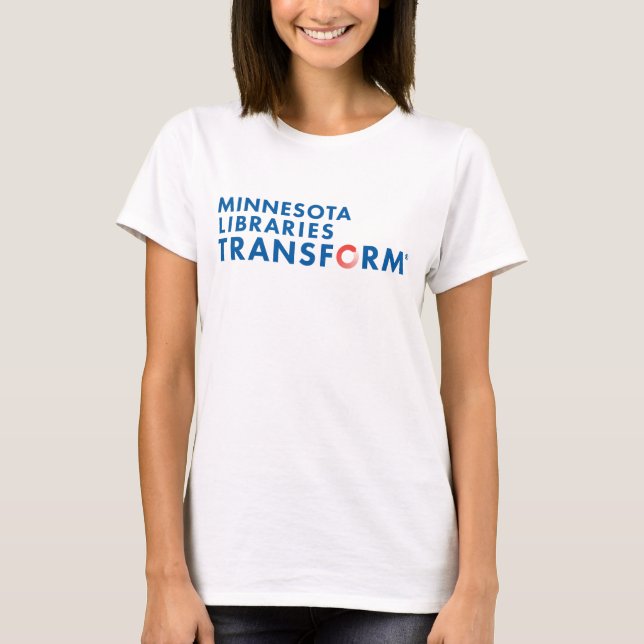 Camiseta Las bibliotecas de Minnesota transforman la (Anverso)