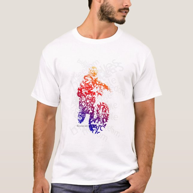 Camiseta Las bicicletas fijaron a gente libre (Anverso)
