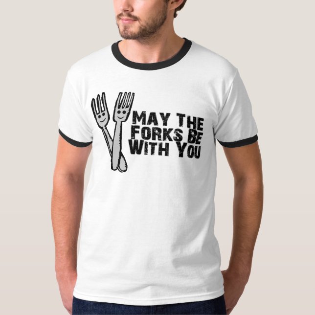 Camiseta Las bifurcaciones estén con usted (Anverso)