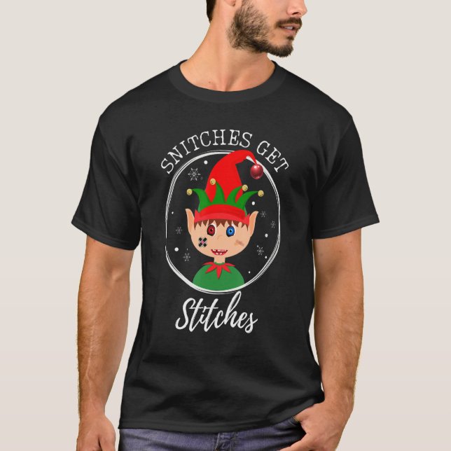 Camiseta Las bocadillos reciben a los Navidades de Stitches (Anverso)