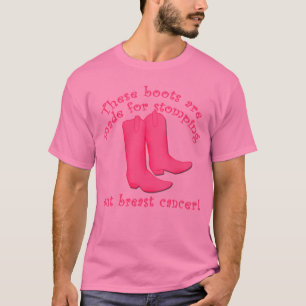 Camiseta Las botas se hacen para pisar fuerte hacia fuera