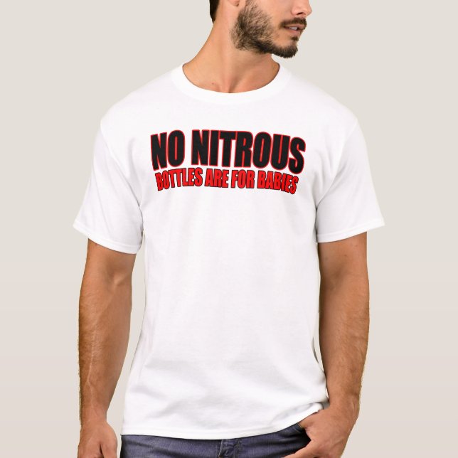 Camiseta Las botellas están para los bebés (Anverso)