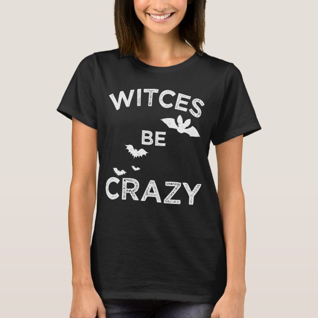 Camiseta las brujas están locas (Anverso)