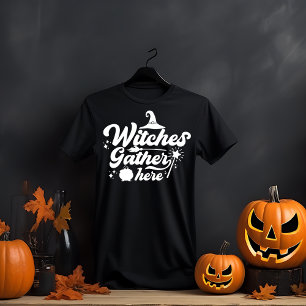 Camiseta Las brujas se reúnen aquí Halloween