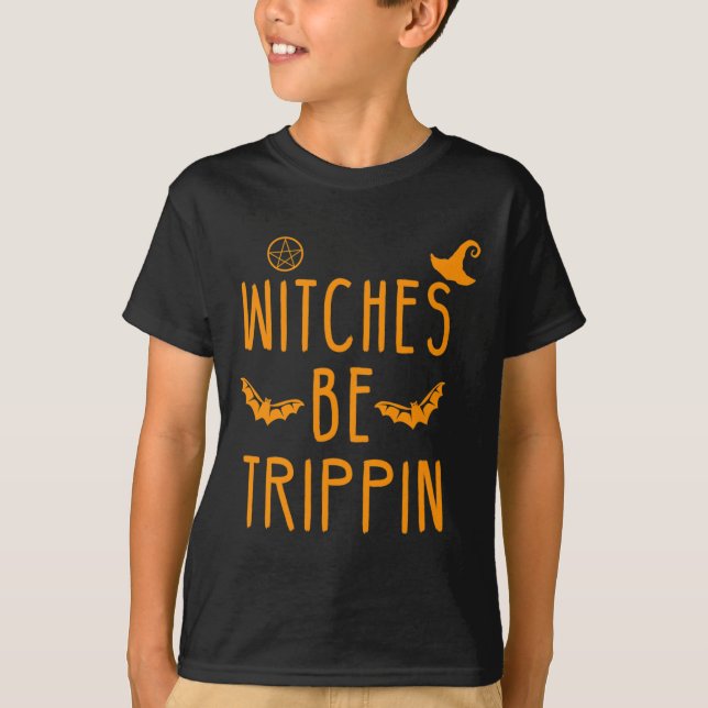 Camiseta Las brujas serán tripas en la divertida Halloween (Anverso)