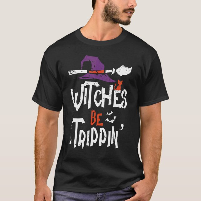Camiseta Las brujas son disfraz de bruja de Halloween (Anverso)