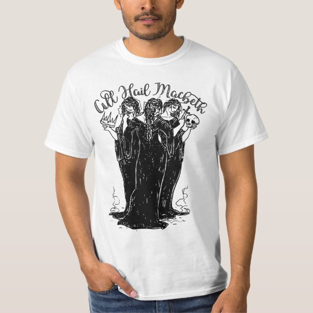 Camiseta Las brujas todas granizan Mabeth (Anverso)