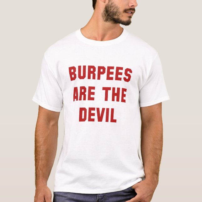 Camiseta Las Burpees Son El Diablo (Anverso)