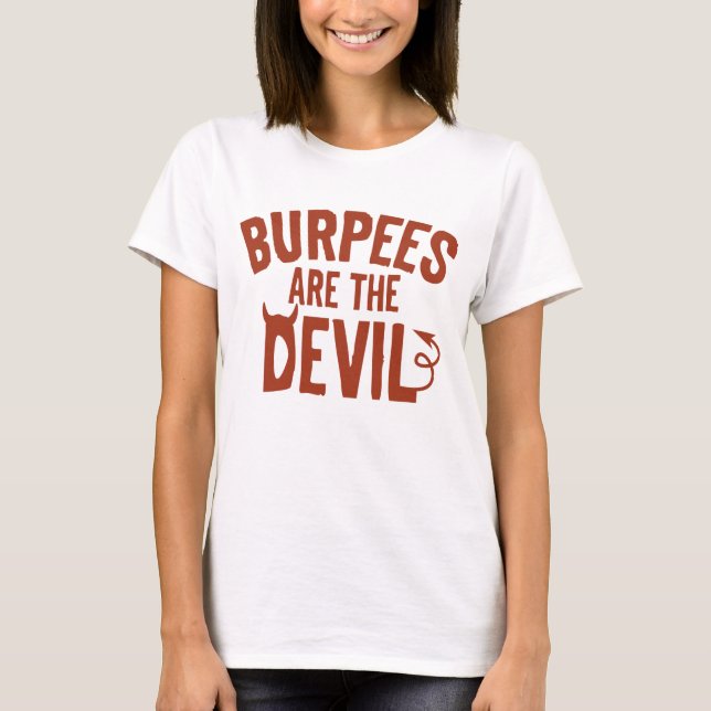 Camiseta Las Burpias Son El Diablo (Anverso)