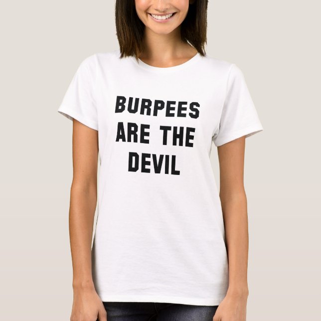 Camiseta Las Burpias Son El Diablo (Anverso)