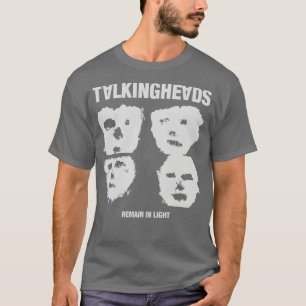 Camiseta Las Cabezas Hablantes Permanecen En Blanco Claro