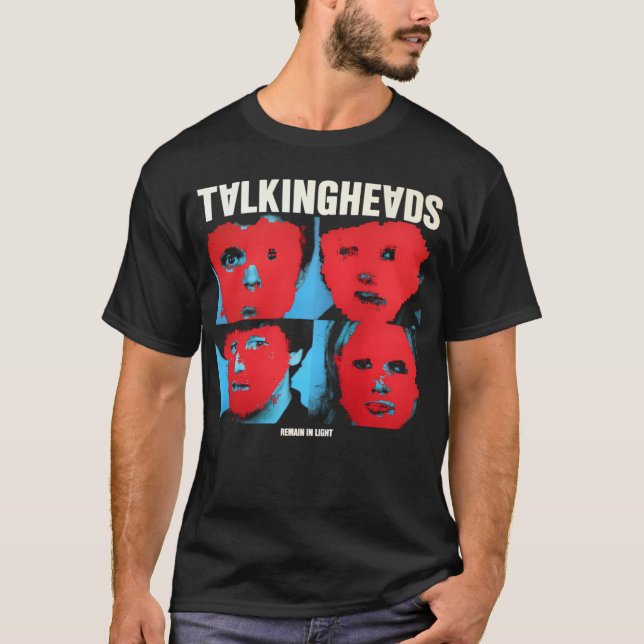 Camiseta Las Cabezas Hablantes Permanecen En La Música Lige (Anverso)