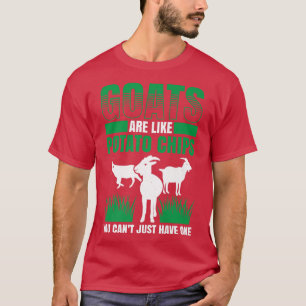 Camiseta Las Cabras De Los Hombres Son Como Los Chips De Pa