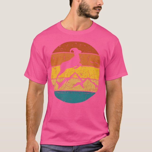 Camiseta Las Cabras De Montaña. Retro (Anverso)