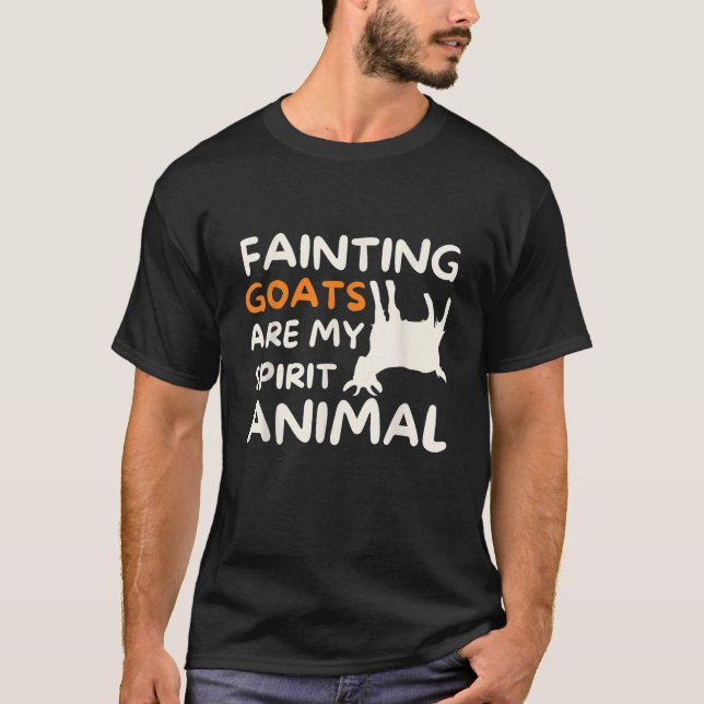 Camiseta Las Cabras Desmayadas Son Mi Espíritu Animal Graci (Anverso)