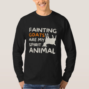 Camiseta Las Cabras Desmayadas Son Mi Espíritu Animal Graci