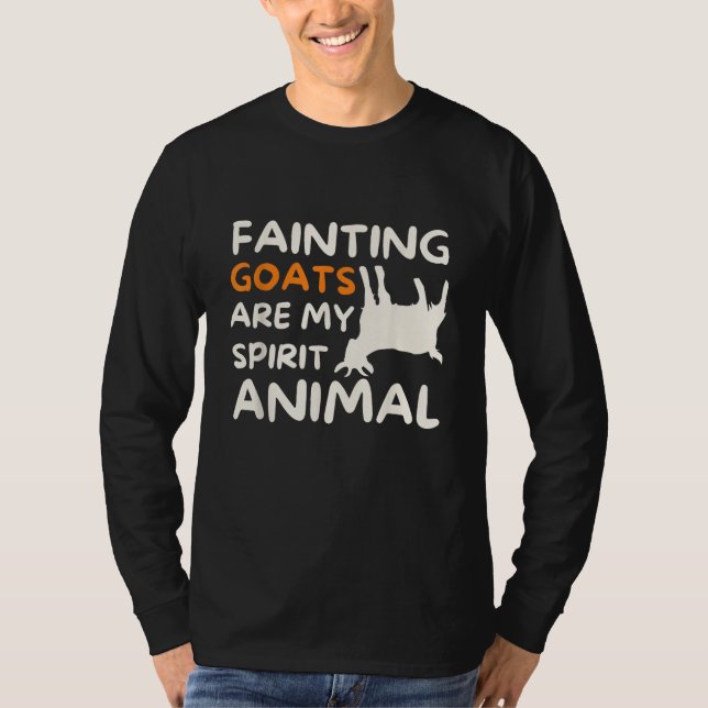 Camiseta Las Cabras Desmayadas Son Mi Espíritu Animal Graci (Anverso)