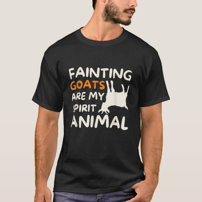 Camiseta Las Cabras Desmayadas Son Mi Espíritu Animal Graci (Anverso)
