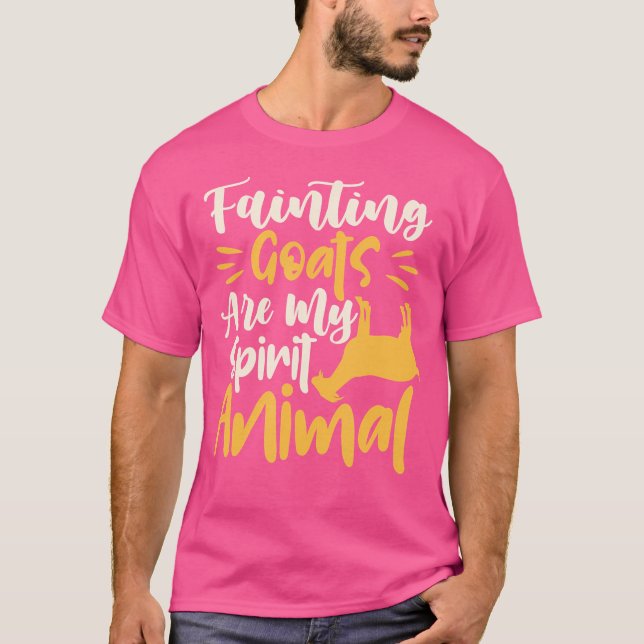 Camiseta Las Cabras Desmayadas Son Mi Espíritu De Cabra Ani (Anverso)