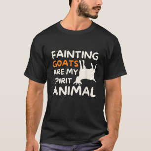 Camiseta Las cabras que se desmayan son mi animal espiritua