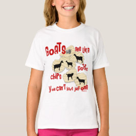 Camiseta Las cabras son como las patatas fritas