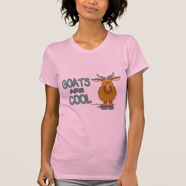 Camiseta Las cabras son frescas (Anverso)
