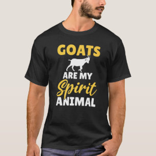 Camiseta Las cabras son mi espíritu de cabra animal
