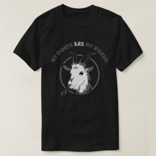 Camiseta LAS CABRAS SON MI MUNDO   por TotallyGoatally™