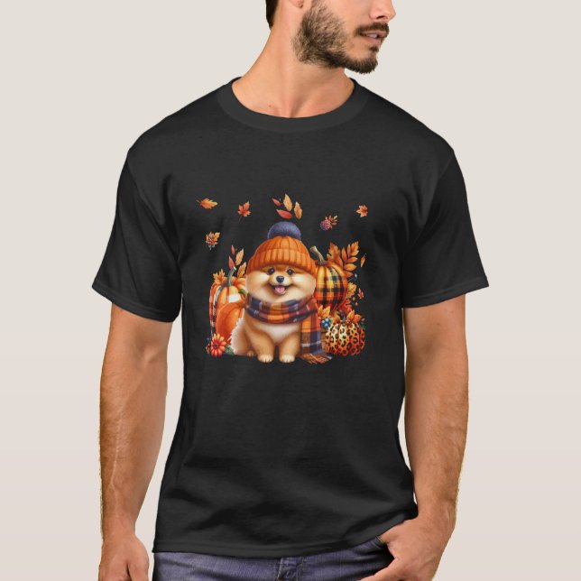 Camiseta Las calabazas de leopardo de acción de Gracias de  (Anverso)