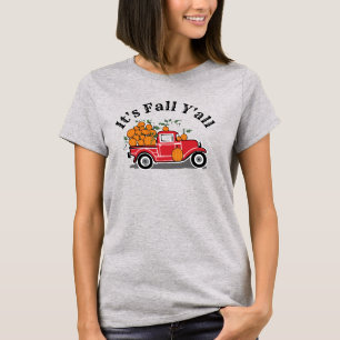 Camiseta Las calabazas rojas del camión del vintage es