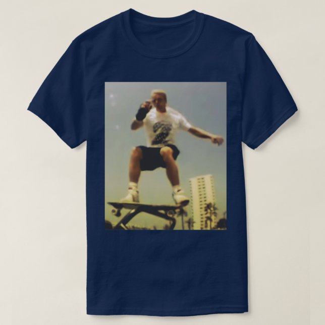 Camiseta Las Calles De Natas Sobre El Skateboarding (Diseño del anverso)