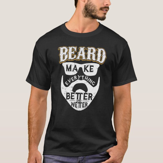 Camiseta Las Camas Mejoran El Resto Y La Barba De Agua (Anverso)