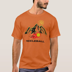 Camiseta Las camisas de bolas de pollo prenden fuego al sol