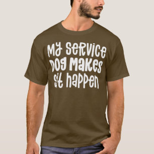 Camiseta Las Camisas De Perro De Servicio Para Mujeres Dive