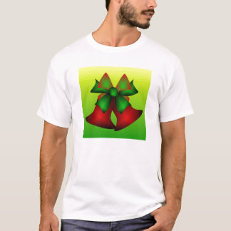 Camiseta Las campanas de los navidades en blanco