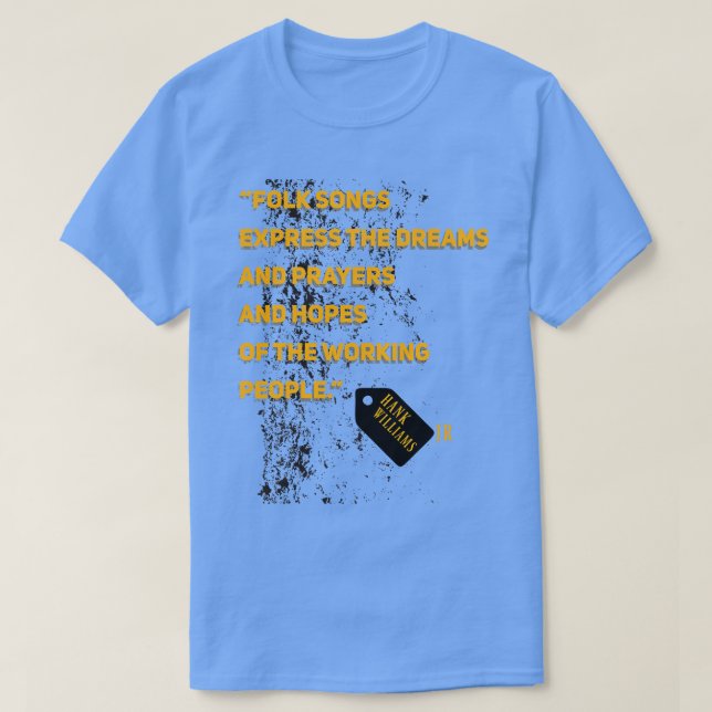 Camiseta Las canciones de Williams Jrcito Folk expresan sus (Diseño del anverso)