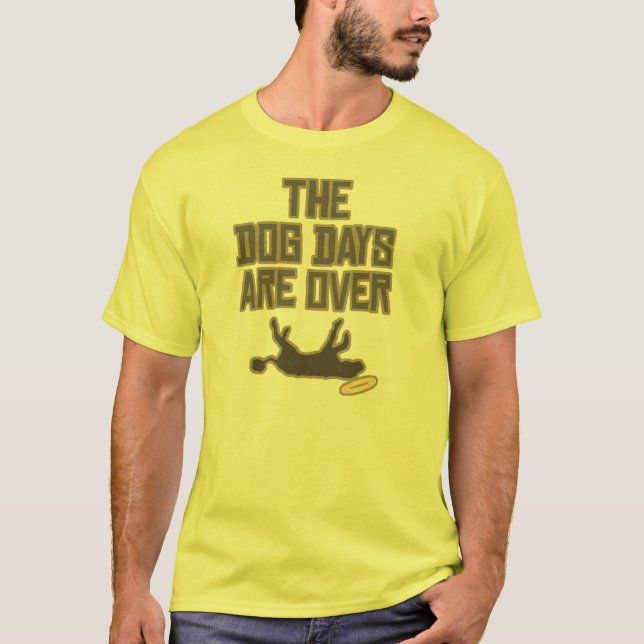 Camiseta Las canículas han terminado (Anverso)