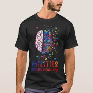 Camiseta Las capacidades superan a las discapacidades Educa
