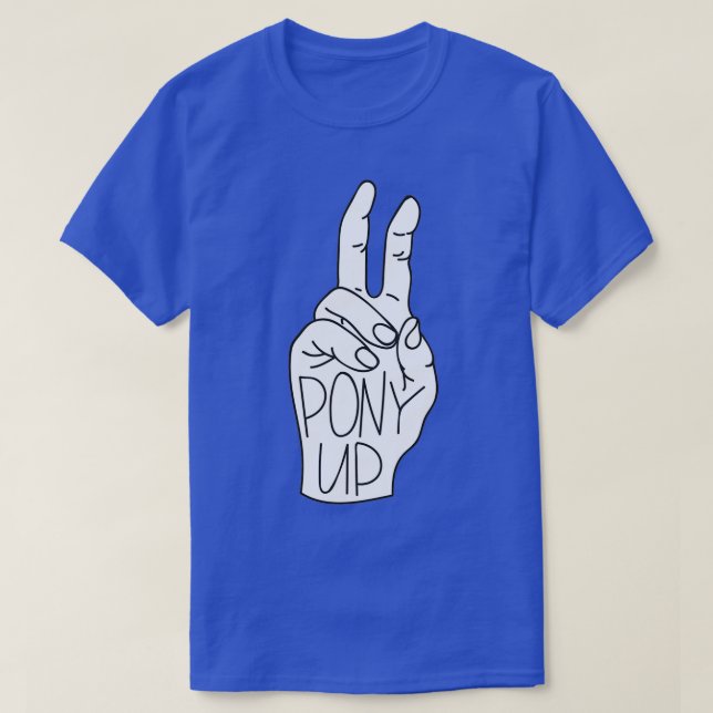 Camiseta Las capitales de pony de SMU (Diseño del anverso)