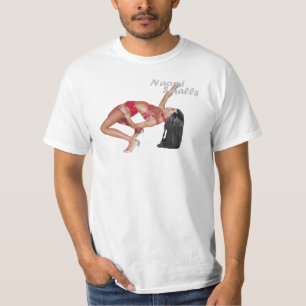 Camiseta Las cargas fraccionadas de Naomi inclinan blanco